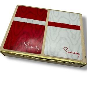 Vintage Givenchy playing card decks in gift box - complete designer homewear